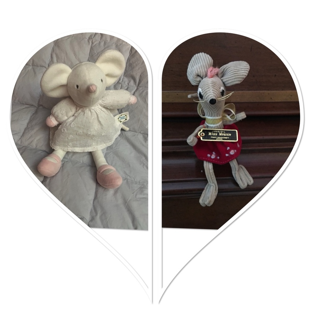 Two Mice: 11” and 5”